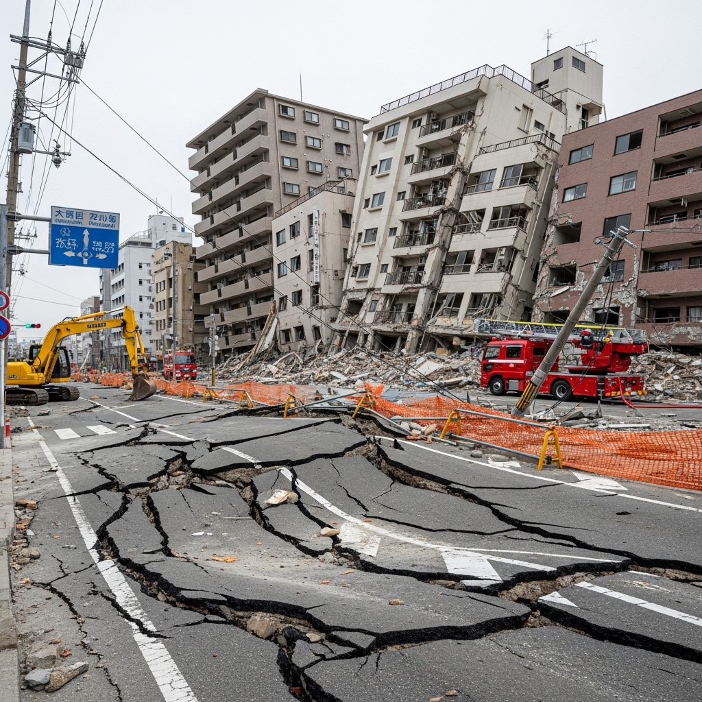 南海トラフ地震の想定震度マップ